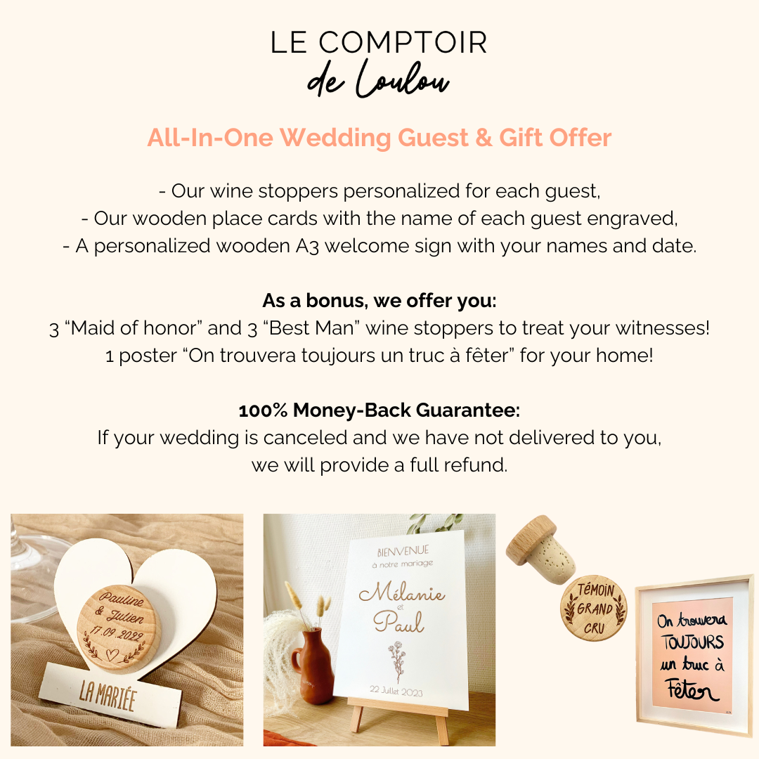 ALL-IN-ONE WEDDING GUEST & GIFT OFFER