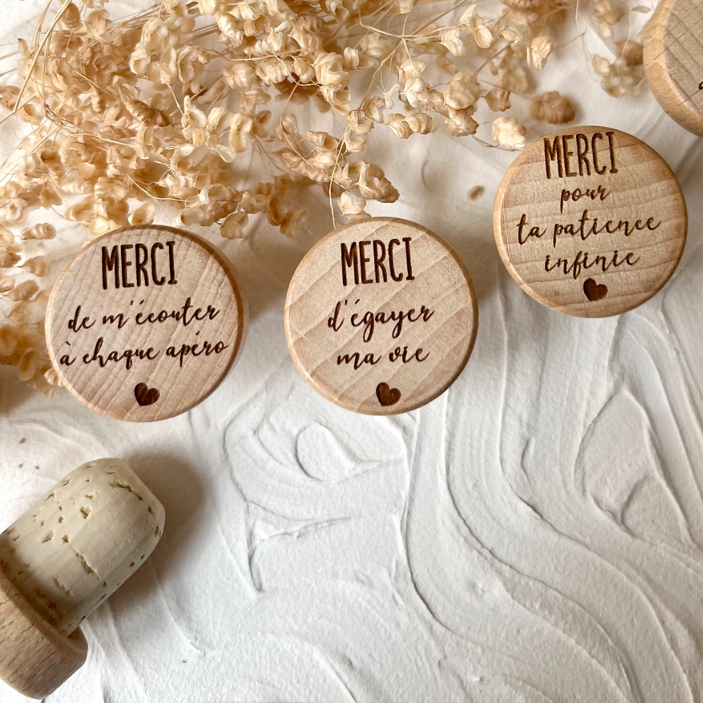 BOUCHON POUR DIRE MERCI