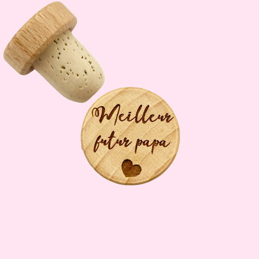 WINE STOPPER "MEILLEUR FUTUR PAPA"