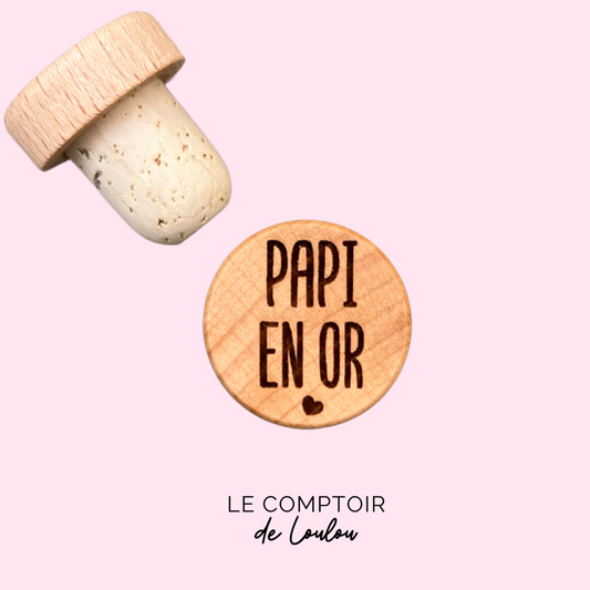 WINE STOPPER "LES AMIS, C'EST LA VIE"