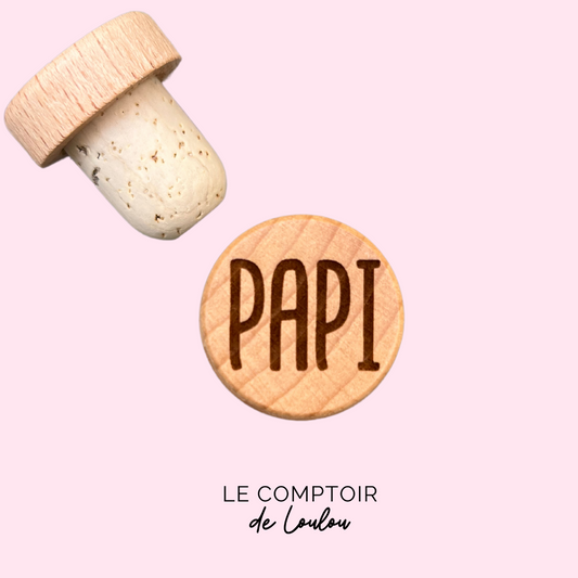 WINE STOPPER "LES AMIS, C'EST LA VIE"