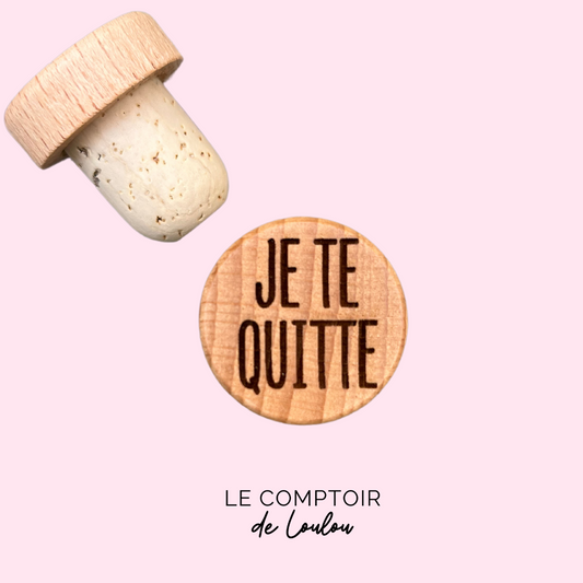 WINE STOPPER "LES AMIS, C'EST LA VIE"