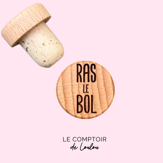 WINE STOPPER "LES AMIS, C'EST LA VIE"