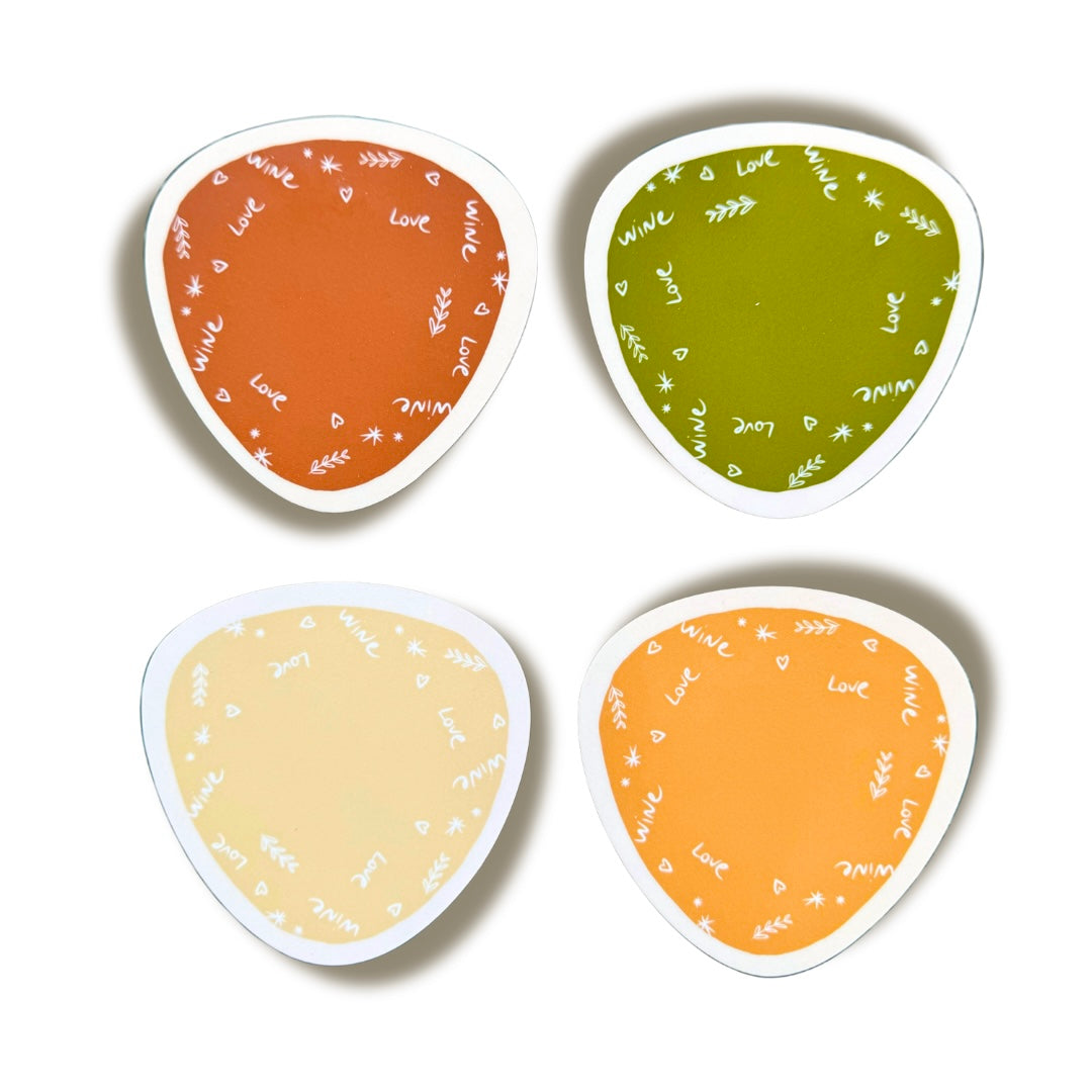 x4 COASTERS "APÉRO"