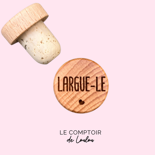 WINE STOPPER "LES AMIS, C'EST LA VIE"