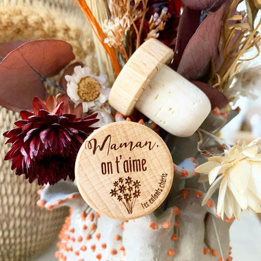 WINE STOPPER "MAMAN" TO CUSTOMIZE