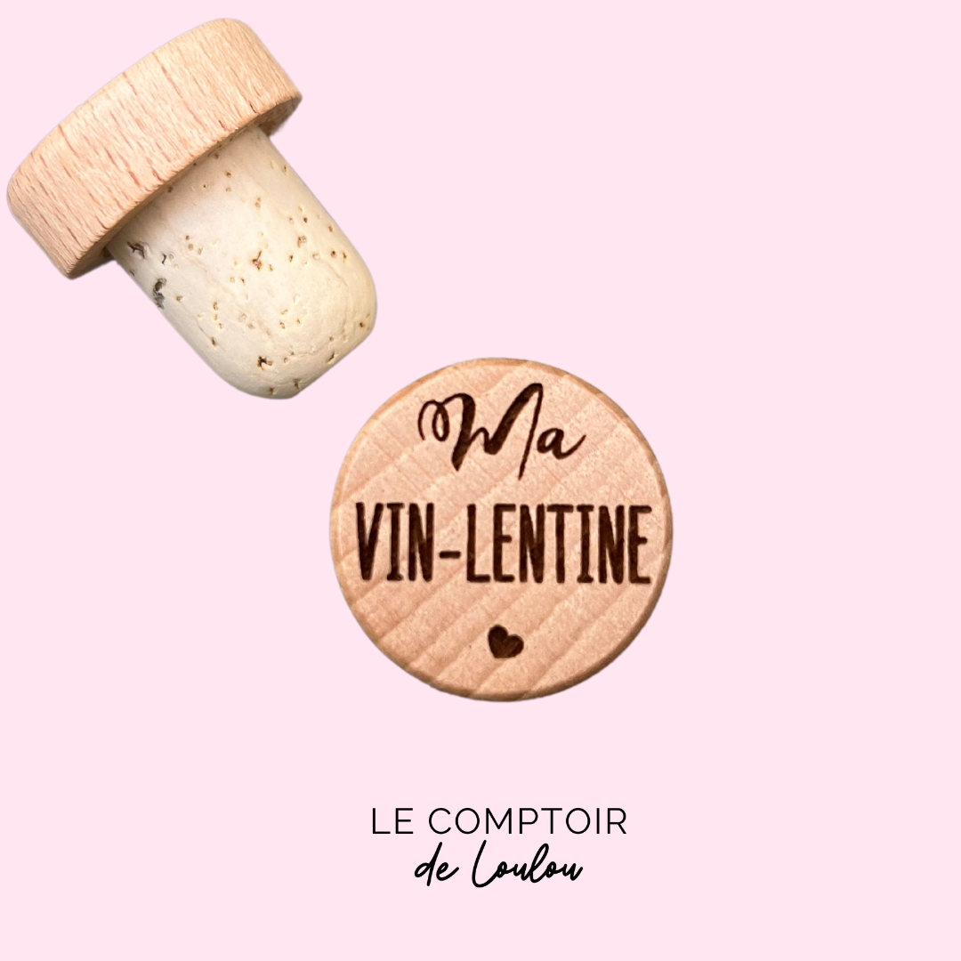 WINE STOPPER "MON VIN-LENTIN"