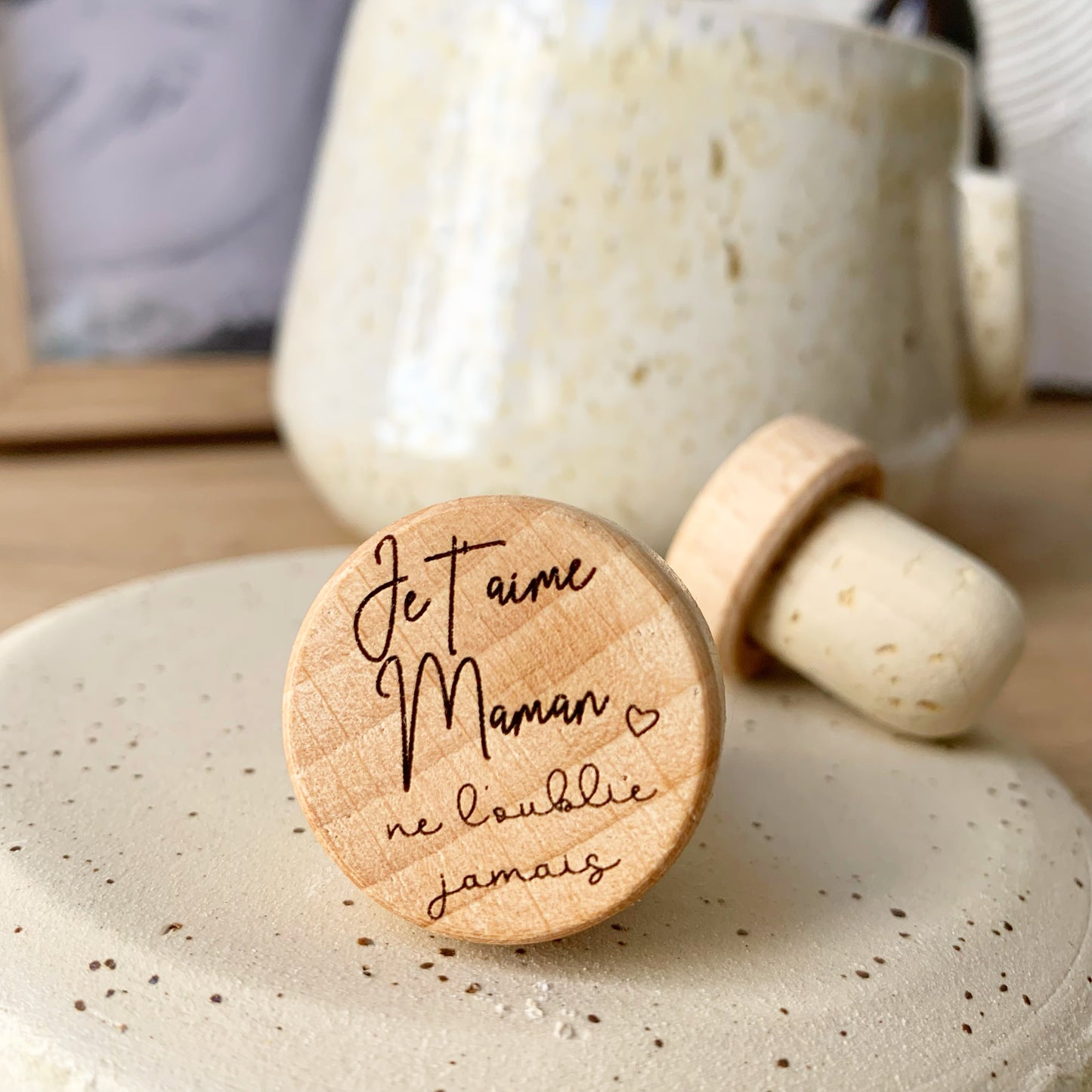 WINE STOPPER "JE T'AIME MAMAN"