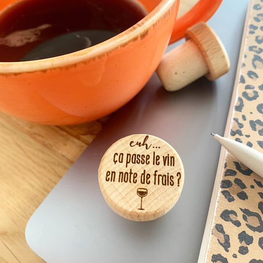 WINE STOPPER "LE VIN EN NOTE DE FRAIS ?"