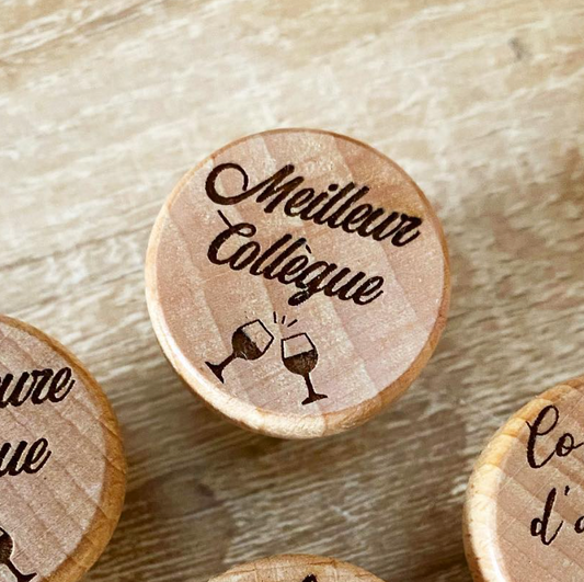 WINE STOPPER "MEILLEUR COLLÈGUE"