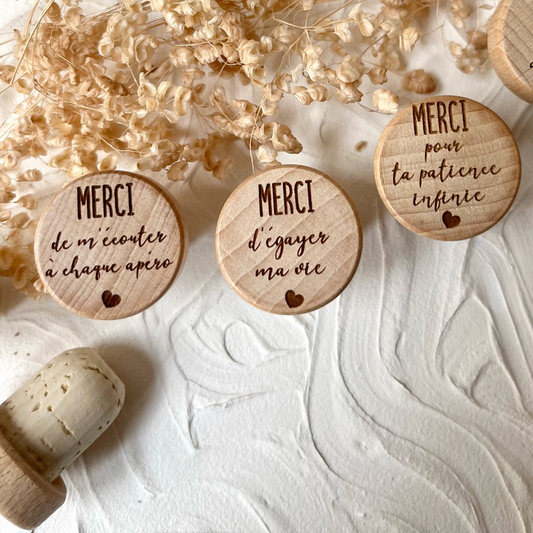 WINE STOPPER "MERCI"