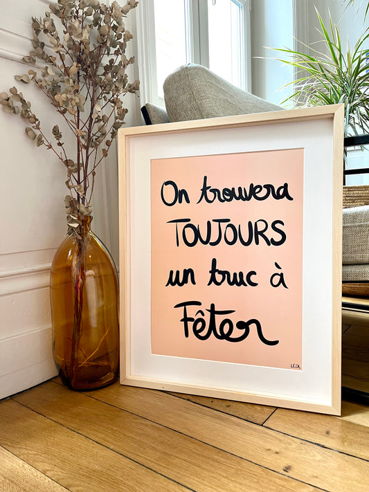 AFFICHE ON TROUVERA TOUJOURS