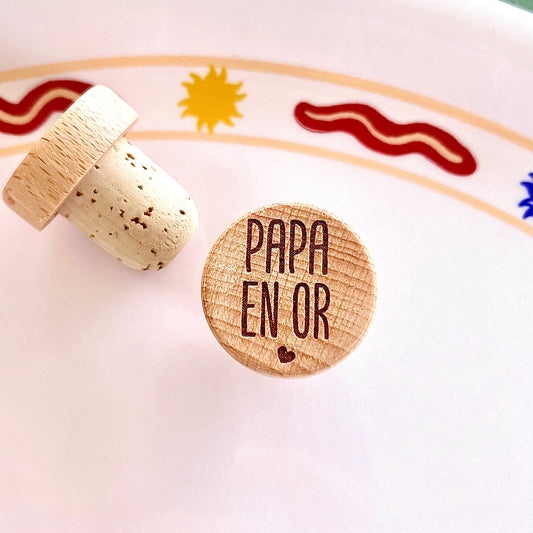 BOUCHON PAPA EN OR