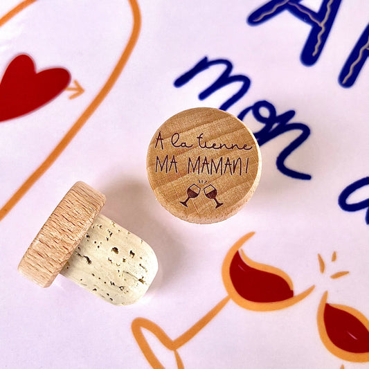 WINE STOPPER "JE T'AIME MAMAN"