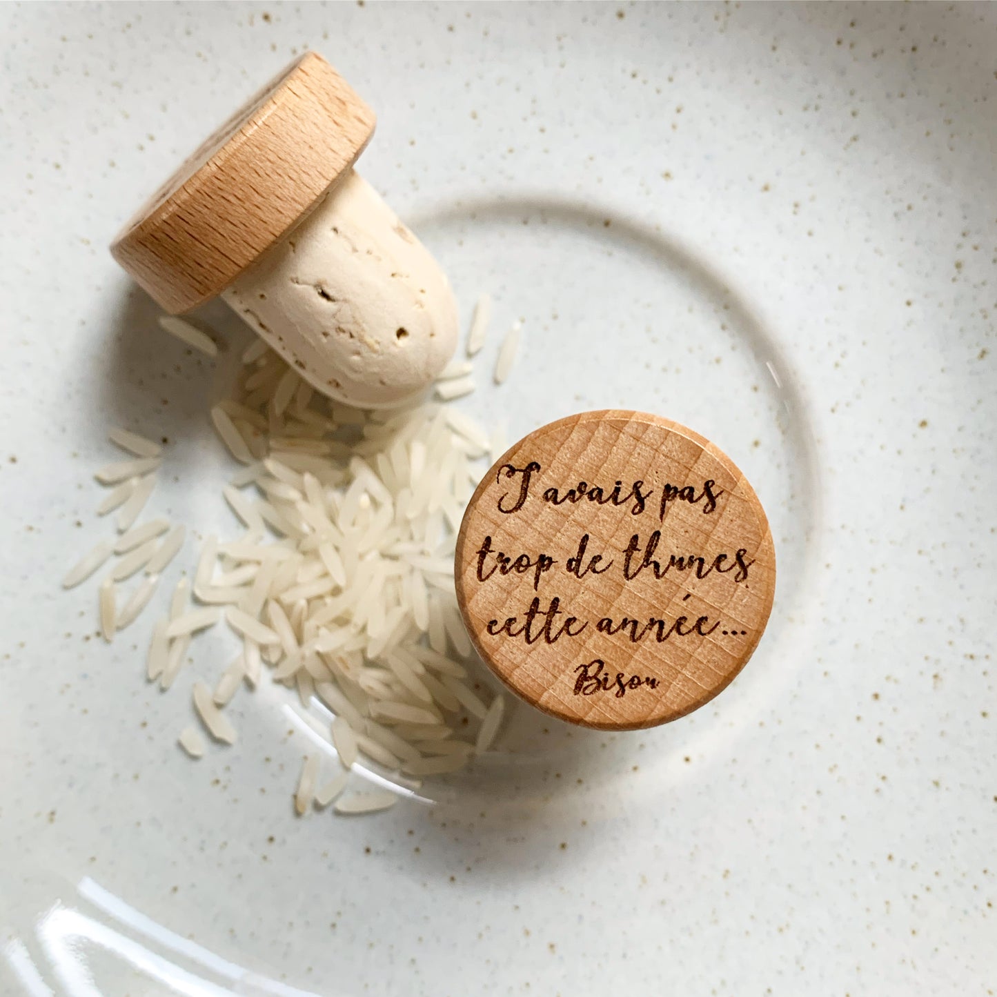 WINE STOPPER "J'AVAIS PAS TROP DE THUNES"