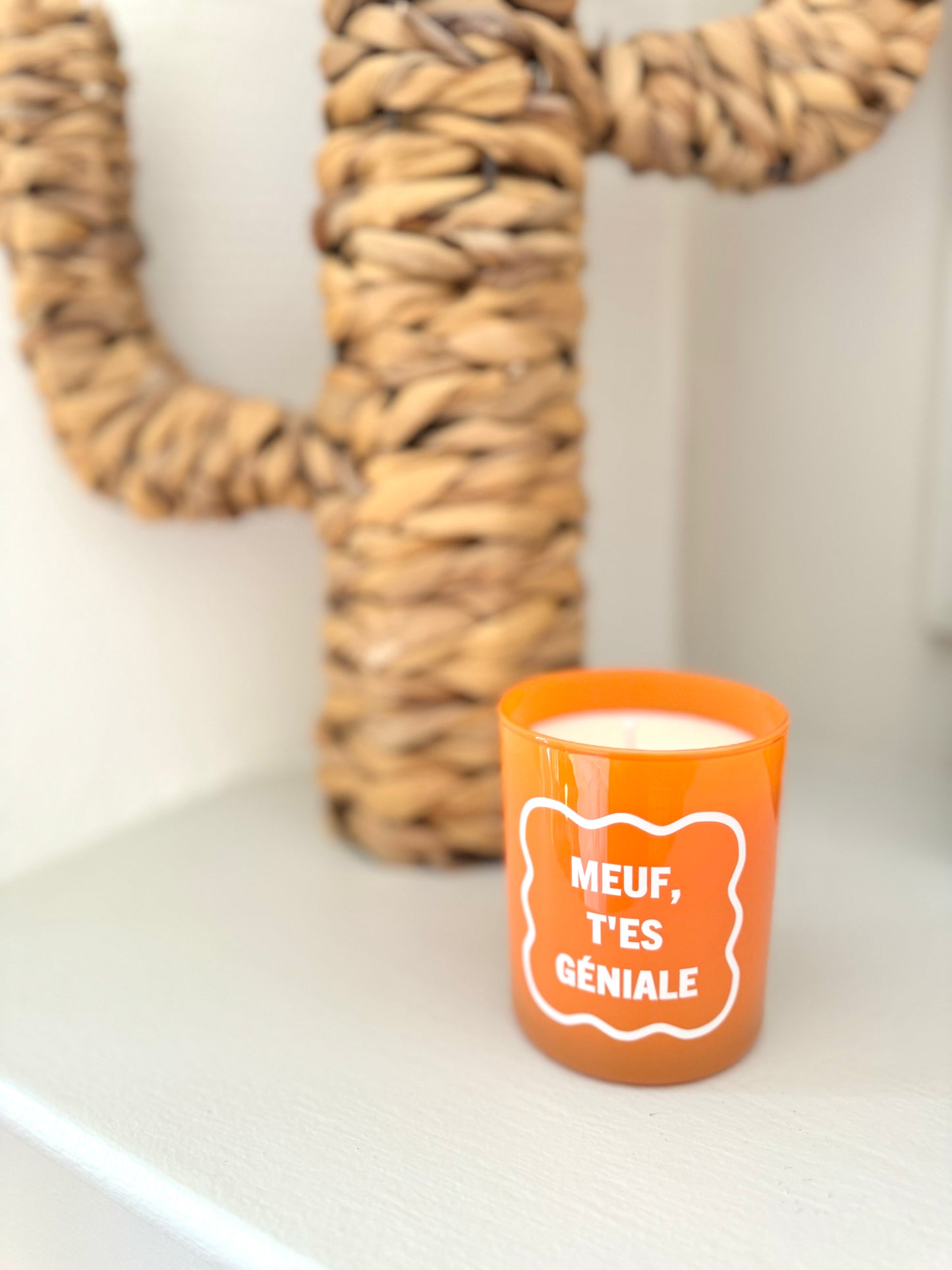 BOUGIE MEUF T'ES GÉNIALE