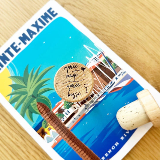 WINE STOPPER "MARÉE HAUTE MARÉE BASSE"
